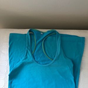 Blue Lululemon Tank